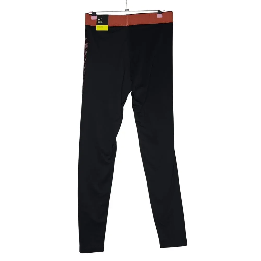 Nike Pro Women's Size Medium Black Full Length Leggings